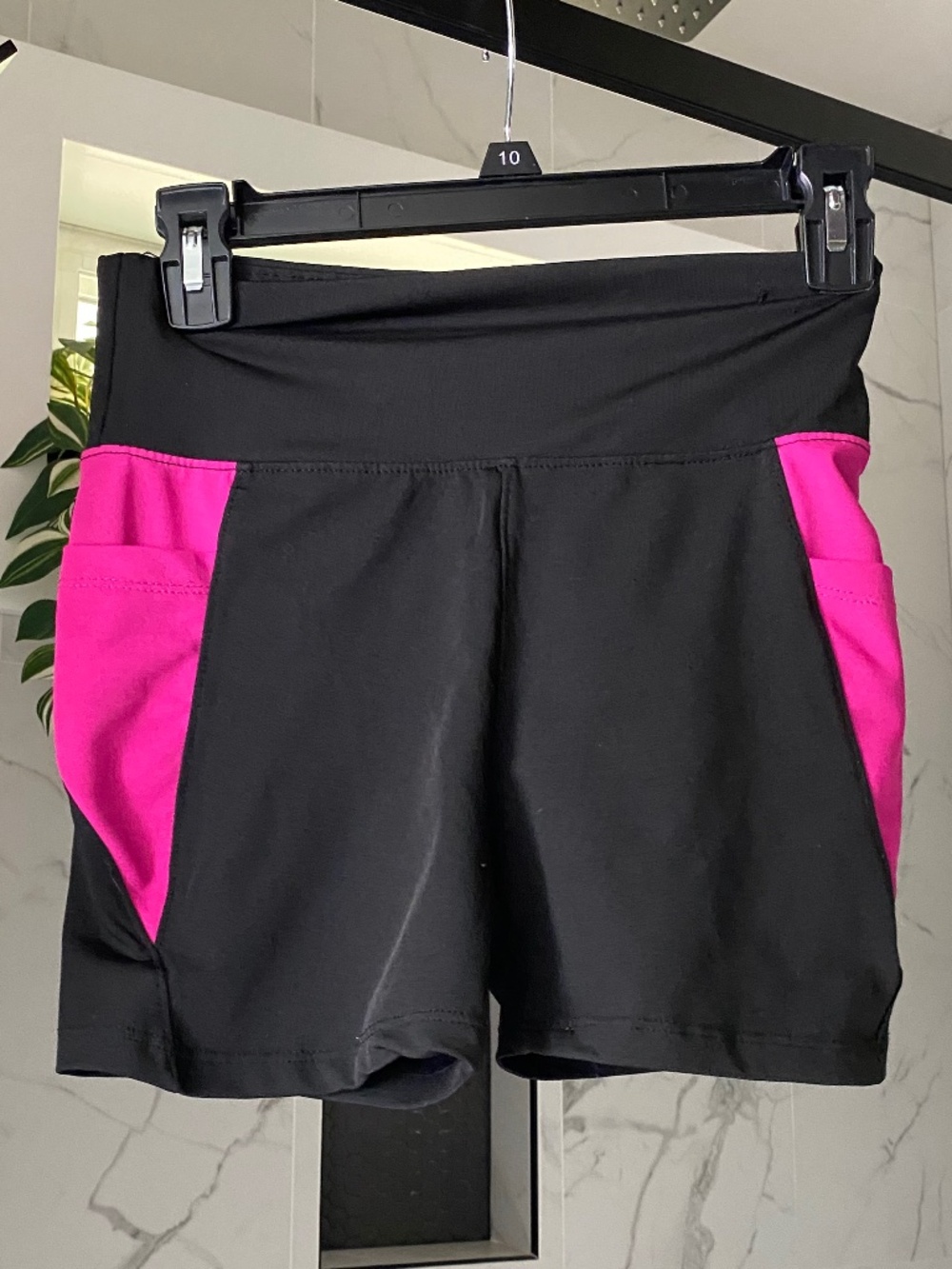 Black pink short bike biker shorts small series 8